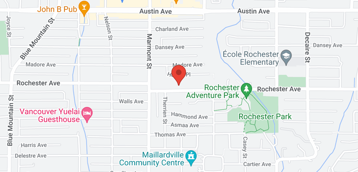 map of 1131 ROCHESTER AVENUE